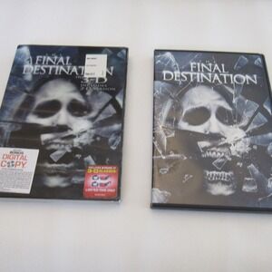 The Final Destination 3-D DVD 2009 Includes 2-D Version and 2 Pairs 3D Glasses